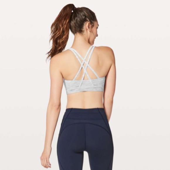 NWT Lululemon Energy Bra Ombre Melange Space Grey - Picture 4 of 7